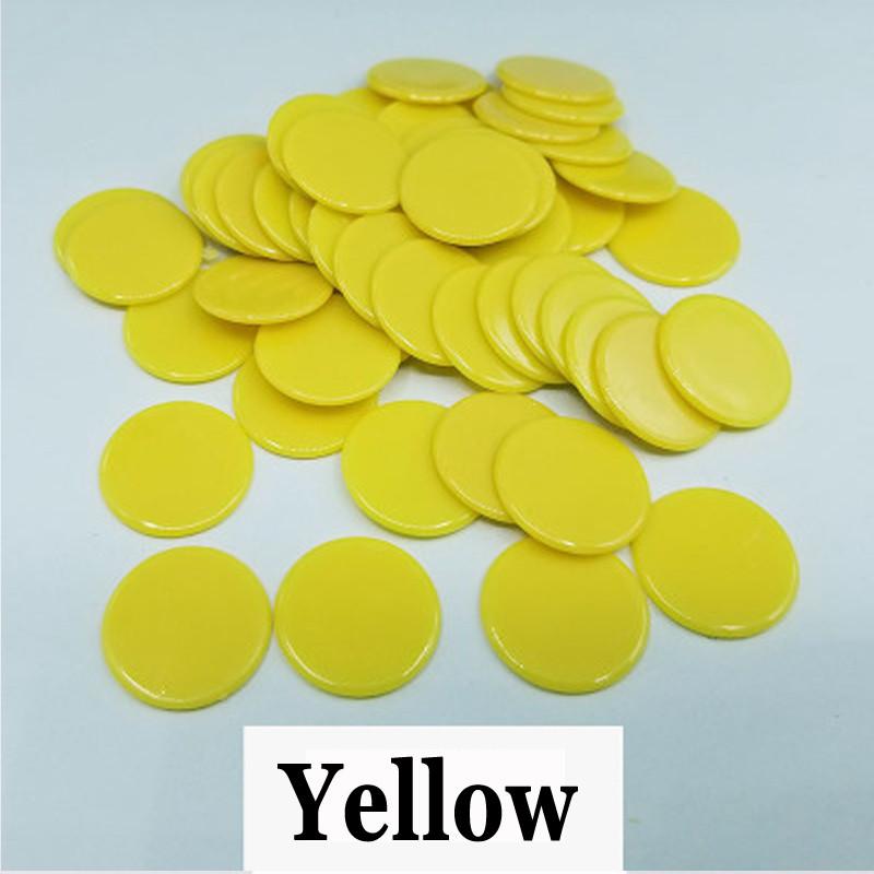 100Pcs 19Mm Count Bingo Chips Markers For Bingo Game Cards Plastic For Classroom Children And Carnival Bingo Games