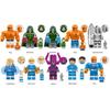 (10 Bucăți Cei Patru Fantastici - B) Fantastic Four Flacăra Umană Omul de Piatră Minifigurine Blocuri de Construcție
