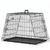 30"(76 cm) Car Dog Crate Collapsible Slanted with Tray & Handle