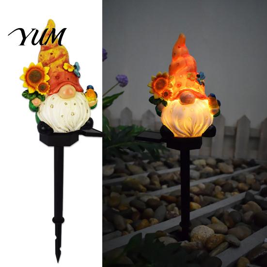 Christmas Garden Stakes Solar Stake Light, Waterproof Outdoor LED Lamp with Warm Seasonal Yard Ornaments Glow, Decorative Landscape Lighting for Lawn