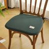 Non Slip Seat Pad with Straps Memory Foam Chair Cushion, Thickened Dining Straps, Soft Velvet Fleece Cushion Non-Slip Backing, Washable for