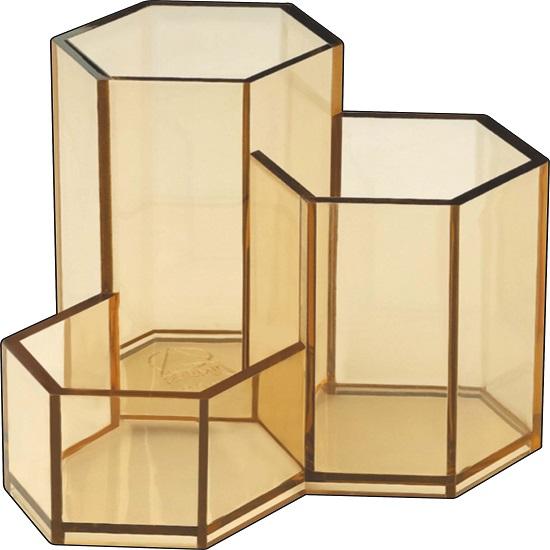 

Подставка для ручек Hexa (Дымчато-коричневый)