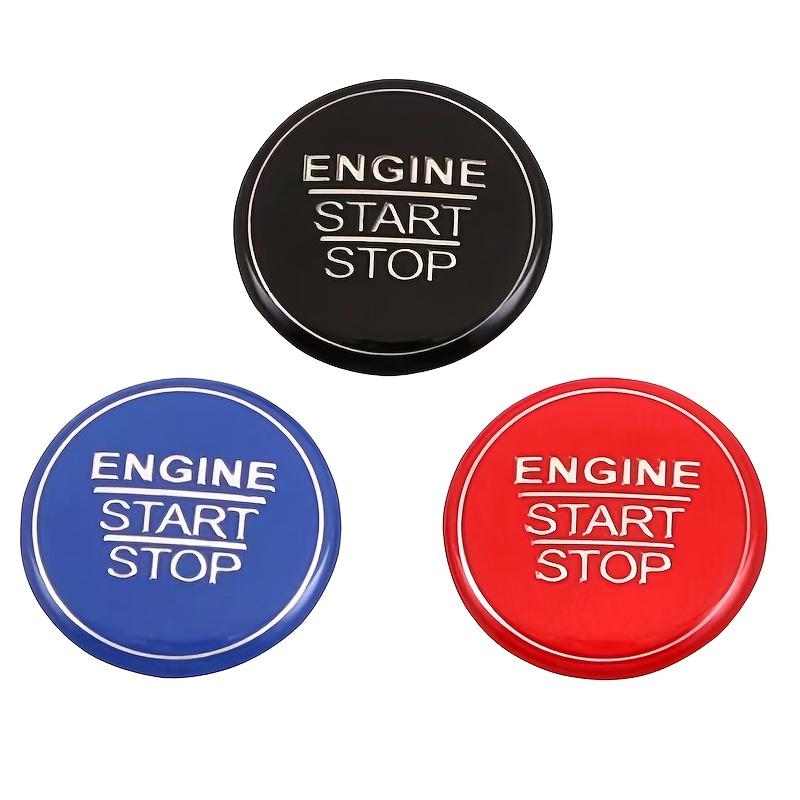 Premium Aluminum Alloy Engine Button Cover Ring Trim for Toyota Corolla, , , , GT86 & CHR - Sleek Interior Upgrade