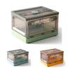 Portable Foldable Injection-Molded Plastic PP Rectangle Storage Box 15L Capacity for Office Textbook Storage (Modern Design)
