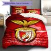 Ropa de cama con patrón del Sporting Clube de Portugal Decoración del hogar Regalo de cumpleaños (1 * funda nórdica + 2 * fundas de almohada, sin núcleo)