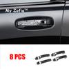 For HAVAL H9 2nd MKII 2024 2025 2026 Chrome Car Door Handle Cover Trim Door Bowls Sticker Exterior Door Bowl Cover Accessories