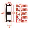 4 ks/šarže 75MM středové krytky kol pro WORK EMOTION Kolo Znak Logo Auto Stylingové Doplňky