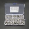 480pcs A2-70 DIN912 M2 M3 M4 304 Stainless Steel Hex Socket Head Cap Screws Nut Kit Set