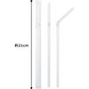 Strix Design Bendable Straws, Individually Wrapped, 1000 Straws (Pack of 2 X 500 Straws), 21cm X 6mm Diameter, Clear, Large Capacity, Boxed, Perfect F