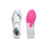 Puma FUTURE 7 PRO IC/INTF Turf Artificial Turf Cushioning Abrasion Resistant Soccer Shoes Men's White Pink Black 107710-01