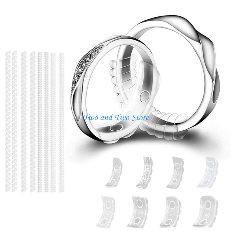HX6F 16Pcs Ring Size Adjuster for Loose Ring Jewelry Sizer Mandrel for Making Jewelry CN