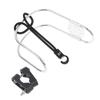 Stainless Steel Boat Lifebuoy Ring Lifebuoy Ring Bracket Horseshoe Holder Marine Boat Ship Lifebuoy Horseshoe Holder