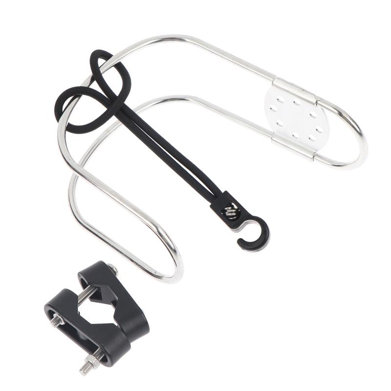 Stainless Steel Boat Lifebuoy Ring Lifebuoy Ring Bracket Horseshoe Holder Marine Boat Ship Lifebuoy Horseshoe Holder