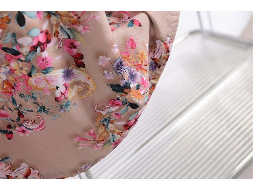 Women's 2025 New Floral Cotton-Silk Blend Sleeveless Nightdress - Plus Size, Loose Fit