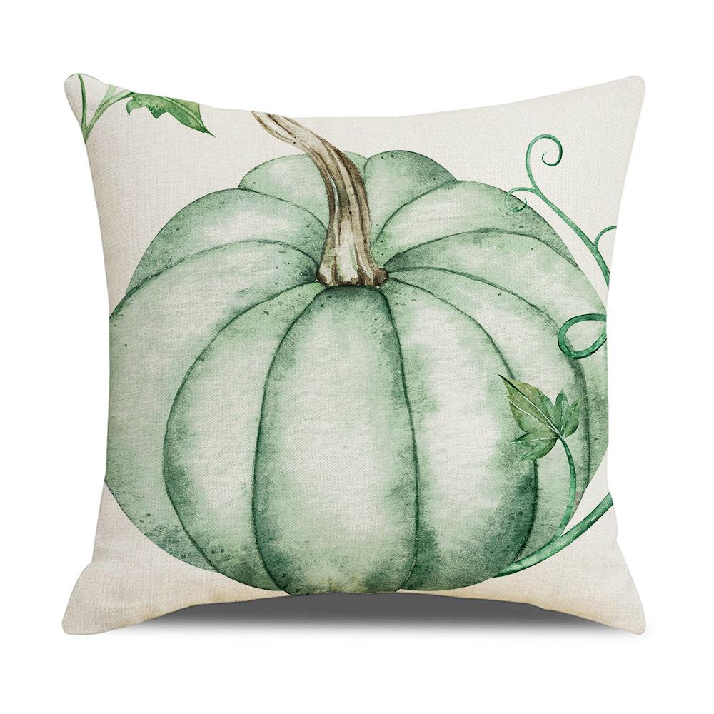 Home Autumn Pillow Cover New Pumpkin Truck Linen Cushion Cushion Cover