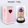 Rose Light Beautiful Realistic Looking Night Light Rose Eternal Flower Party Supplies LED Simulation Rose Flower Valentine's Day