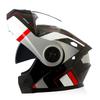 BLD New Arrival High Quality Men Women Motorcycle Racing Flip Up Helmet ABS Material Modular Dual Lens Helmet DOT Approved