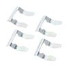 4 PCS Rear Brake Hose Clips 191611715 Metal Brake Line Retainer Hose Clamps For Mk4 Mk5 Mk6 Ameo Corrado