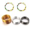 High Quality 100 Loops 0.6mm Memory Beading Steel Wire Loop Circle For Beading Bangle Bracelet Making DIY Jewelry Making Cords