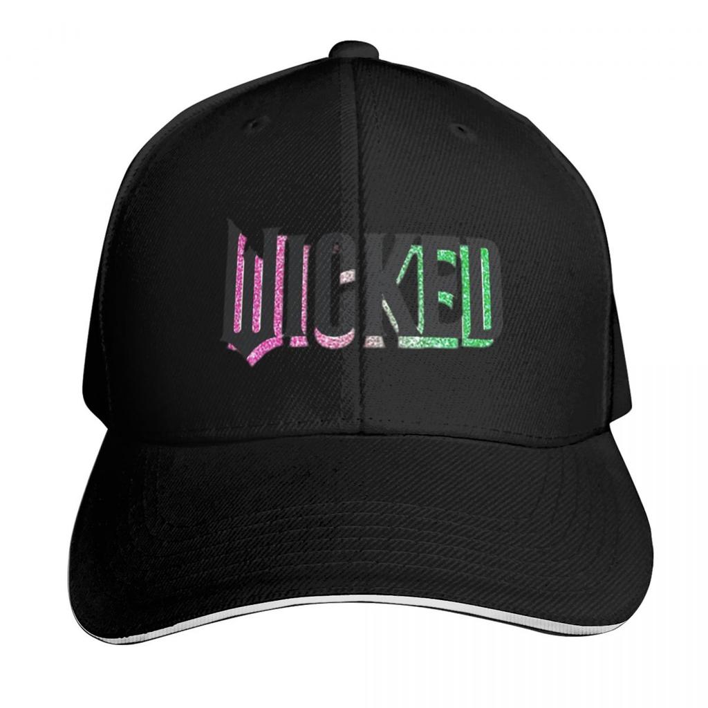 Wicked Movie Glinda And Elphaba Logo Cap Fashion Casual Baseball Caps Adjustable Hat Hip Hop Summer Unisex Baseball Hats