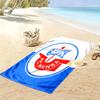 FC Hansa Print Strandtuch, Großes Weiches Schnelltrocknendes Handtuch für Strand Camping Schwimmen