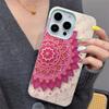 Blooming Mandala Flowers Phone Case For iPhone 17 17Air 16 15 14 13 12 11 Plus Pro Max High Quality Silicone Soft Cover Funda