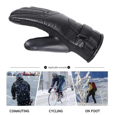 Winterhandschuhe Motorradhandschuhe Fahrradhandschuhe Skiheizhandschuhe Winddichte Wasserdichte Warme Handschuhe für Outdoor Kaltes Wetter Wandern