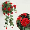 Artificial Begonia 75cm Hydrangea Flower Fake Vine Plant  Home Decor Wall