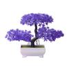 Artificial Plastic Plants Bonsai Small Tree Pot Fake Plant Potted Flower Home Room Table Decoration Garden Arrangement Ornaments