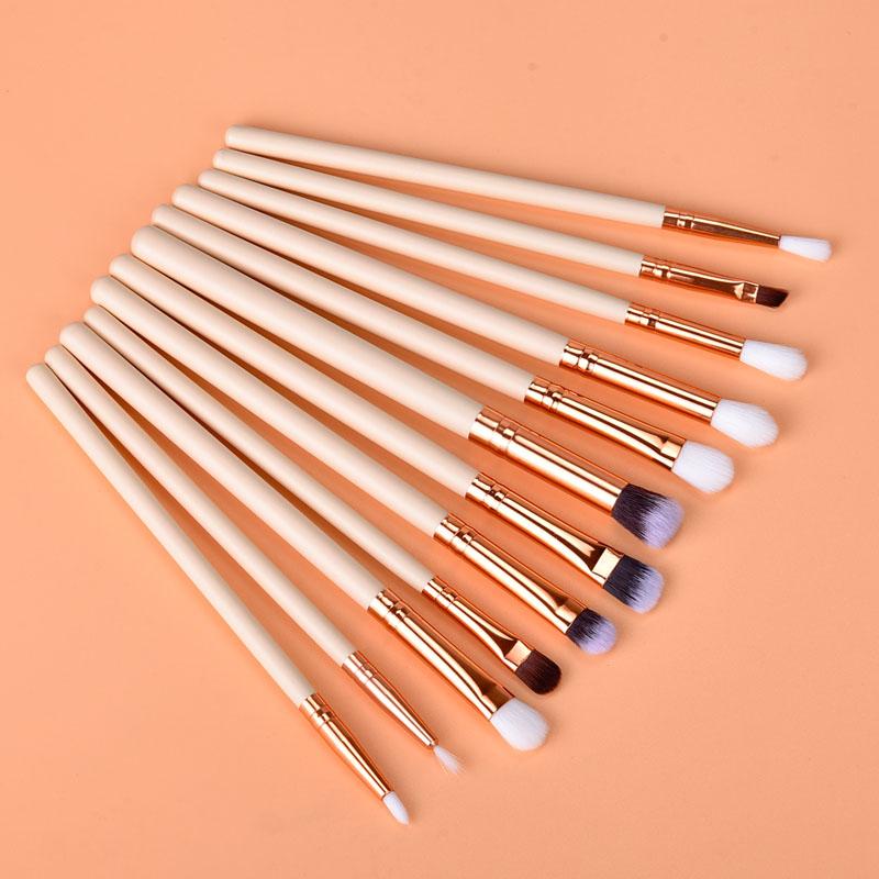 Eyeshadow Brush Set Professional 12pcs Makeup Brushes Eyebrow Eyeliner Lip Brush Make Up Cosmetic Beauty Tools