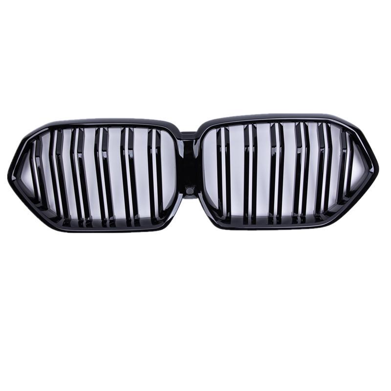 

X6M Style Double-Line Front Grille for BMW X6 G06 Gloss Black Double Line