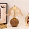 European-style New LED Ceramic Glass Table Lamp Living Room Study Bedroom Bedside Atmosphere Decorative Lighting