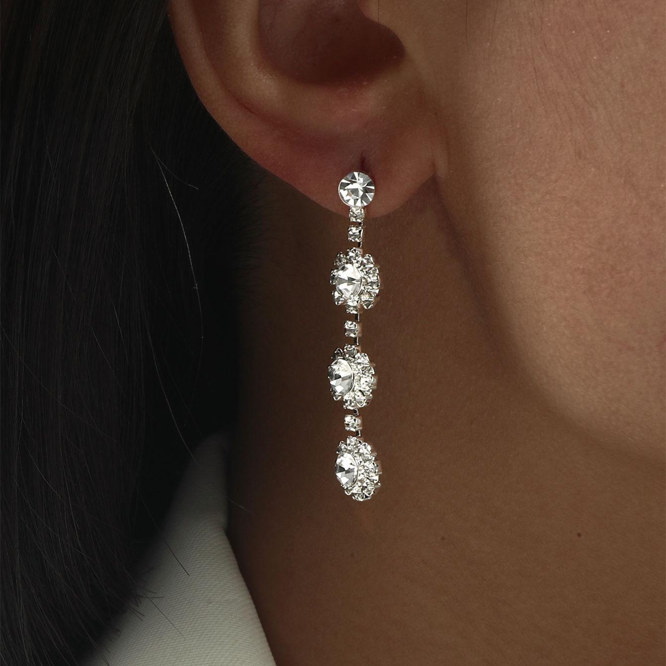 

Универсальные геометрические серьги-снежинки со стразами AB для женщин – Нишевый дизайн