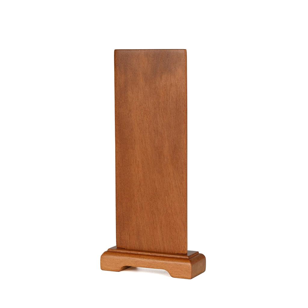 Urban Workshop Acala Standing Hanging Scroll Wooden Frame Buddhist Altar Accessories Mini Size 20cm High X 9cm Wide (Walnut Color)