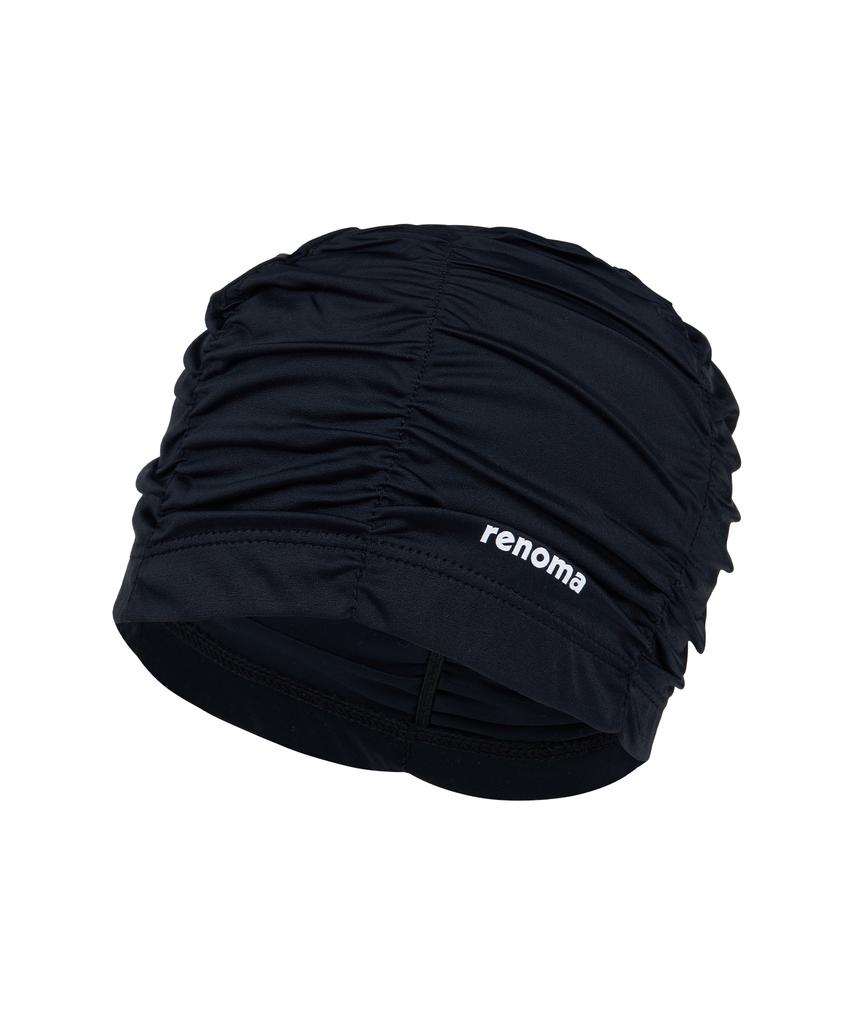 Lenomasuyeongbog Accessories Adult Shirred Aqua Swim Cap Black Ro-Rc2G305-Bk