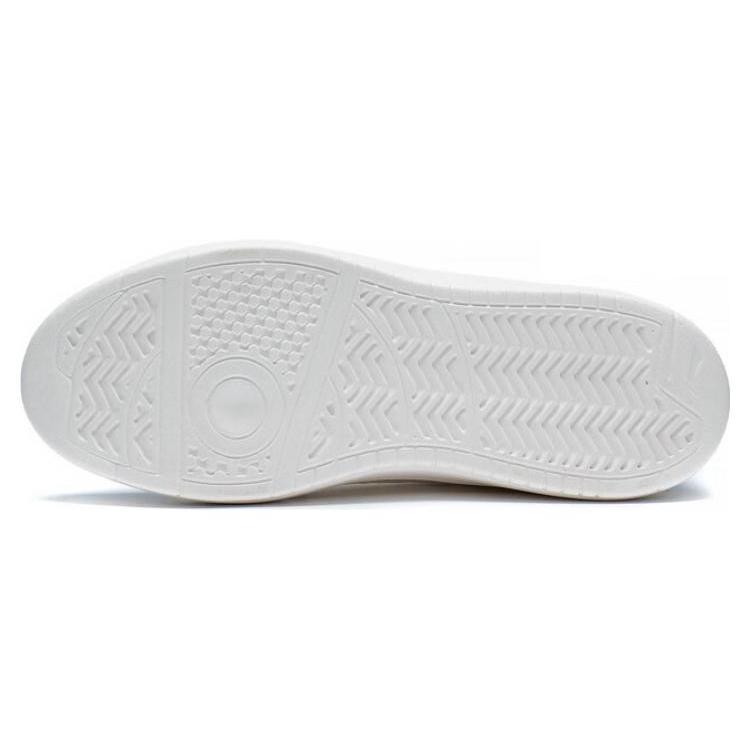 Li Ning Wheat Age Slip Resistant, Abrasion Resistant, Breathable Low top Skateboard Shoes Women's White Blue AGCT148-4