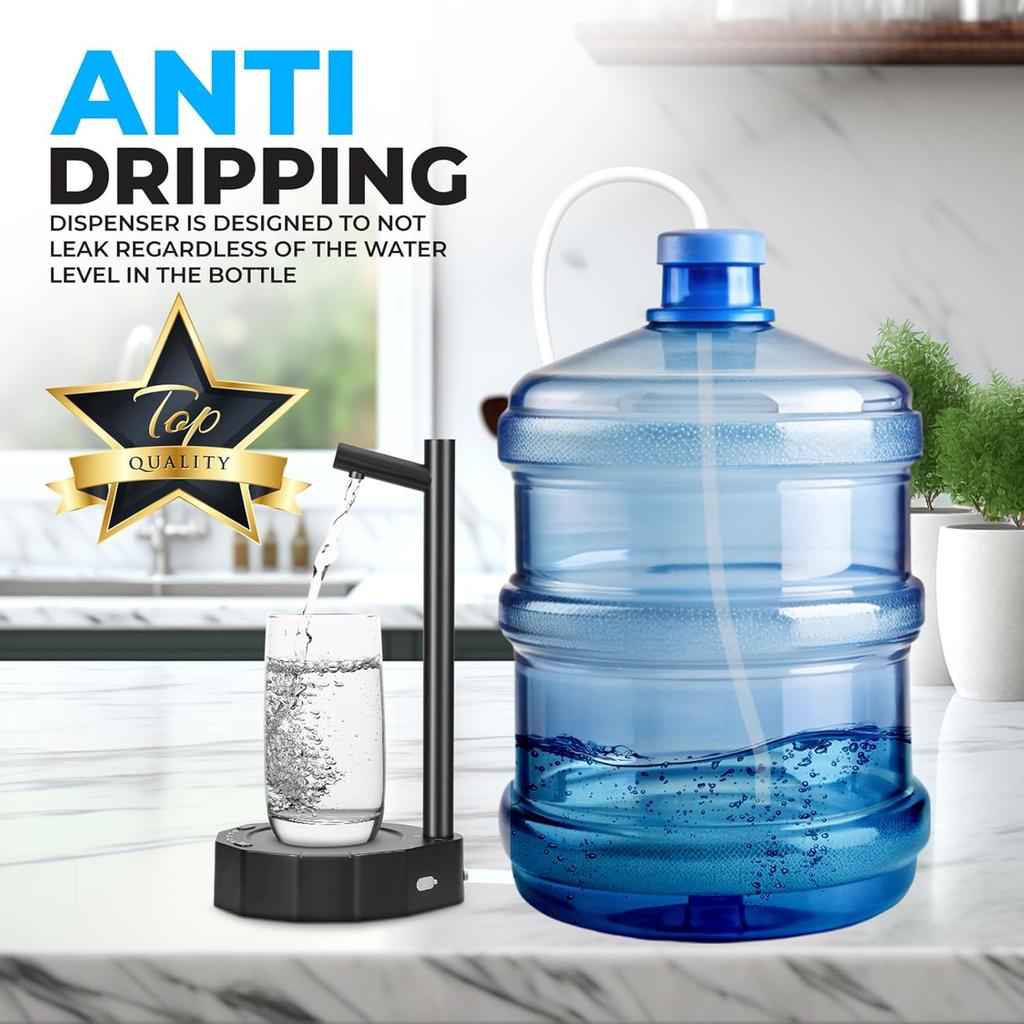 Desktop Water Bottle Dispenser, Water Dispenser for 5 Gallon Bottle, Convenient Automatic Water Dispenser. Electric Water Dispenser for Home, Office,