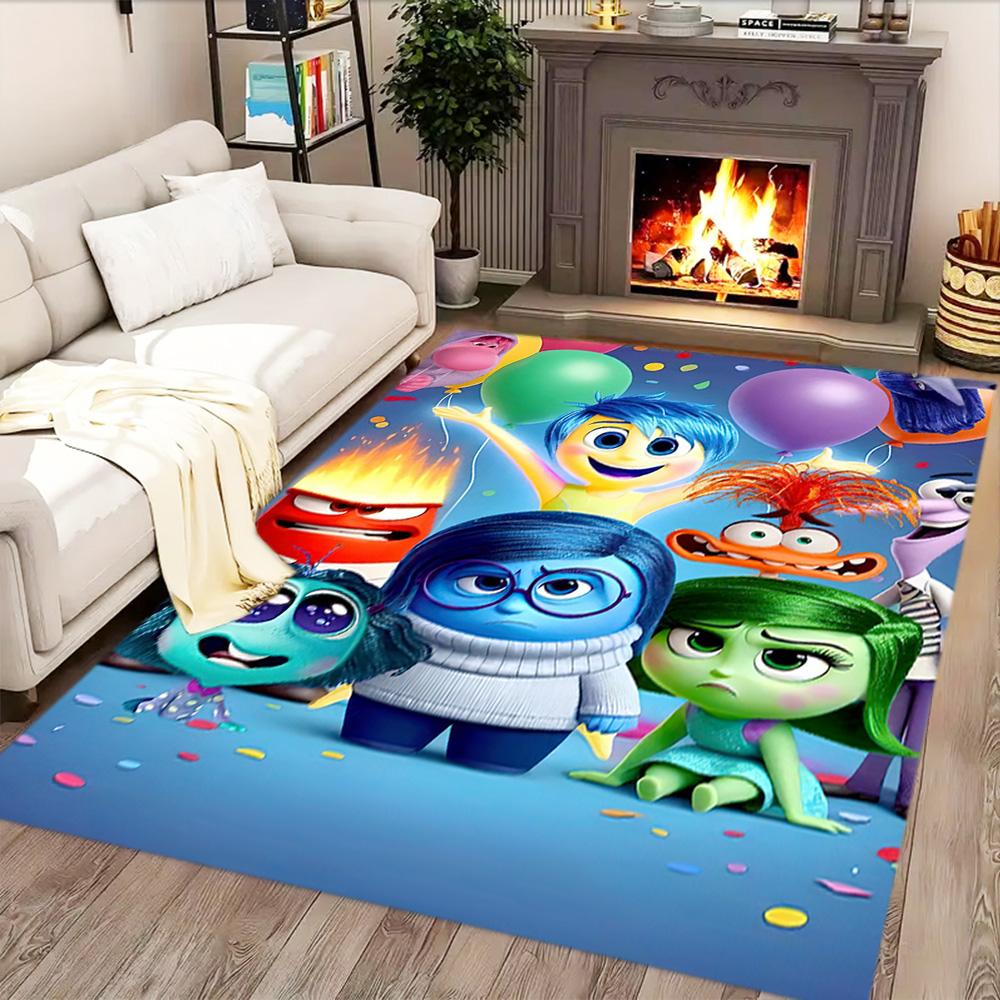 Inside Out Emotions Adventure for Living Room Rug, Bedroom, Study Room, Hallway Decoration, Perfect for Home Decoration or Holiday Gifts