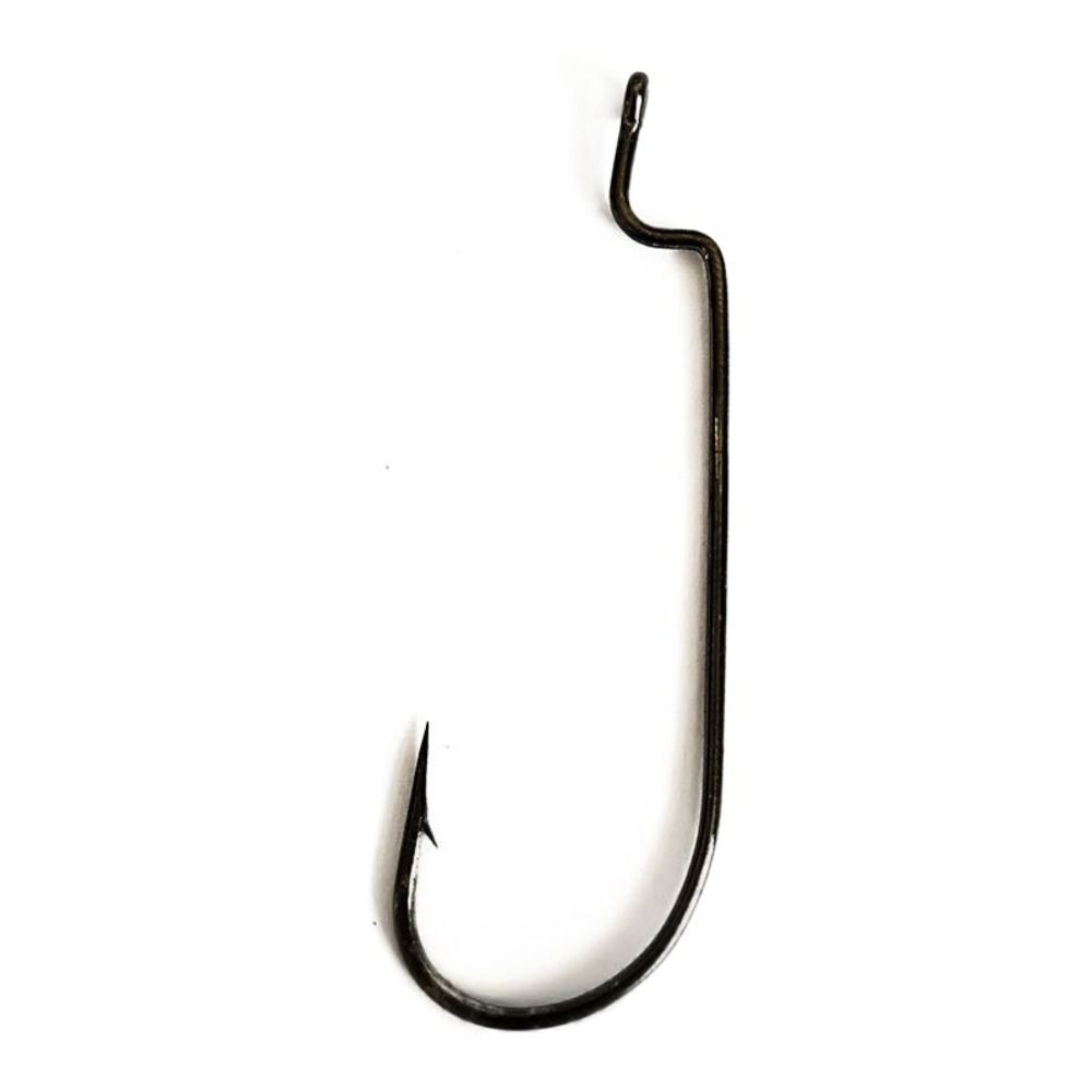

50PCS 4#-5/0# Sea Fishing Hook Automatic Flip Wide Belly Crank Hook Fishing Tackle Freshwater 6#