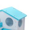 Yousheng Hamster House Ventilated Design Double Layers Wooden Hamster Hideout Accessories Toy for Guinea-pig