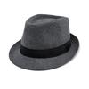 Elegant Jazz Bowler Hat For Men With Cotton Polyester Blend And Sunshade