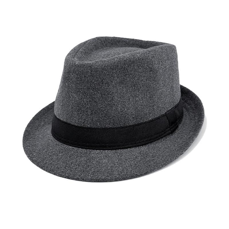 Elegant Jazz Bowler Hat For Men With Cotton Polyester Blend And Sunshade