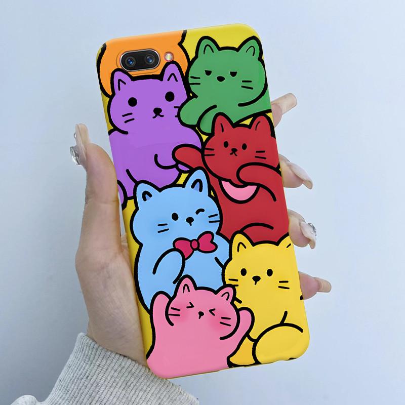 For OPPO A3S Phone Case OPPOA3S Butterfly Flower Girls Design Soft Silicone TPU Back Housing for OPPO A12E A5 AX5 A 3S Covers