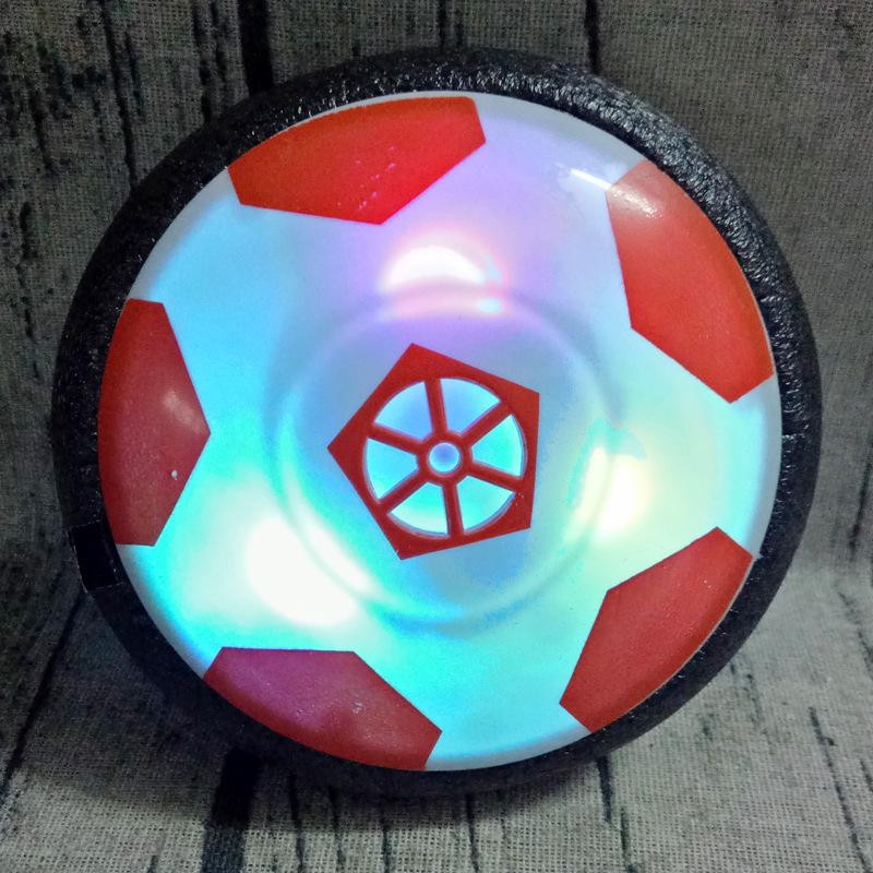 Air Soccer Power Disk Indoor Game Air Cushion Hover Football Toys Baby Light Led