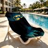 Superheroes Print Beach Towel Design, Soft, Lightweight. for Home Bathroom, Spa, Pool, Yoga, Surfing, Camping, Gift for Family, Friend