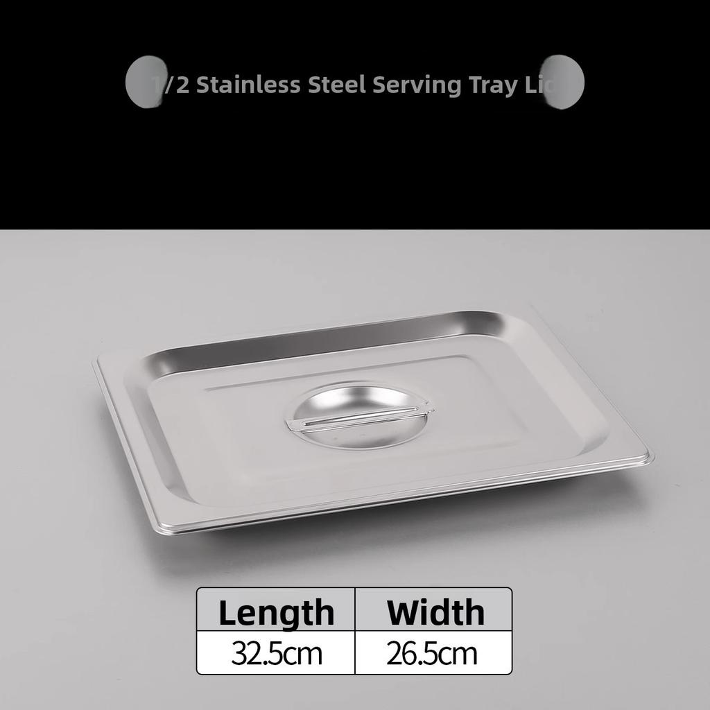 Stainless Steel Rectangular Covered Small Seasoning Box Food Container Thermal Restaurant Kitchen Cooking Utensils Dish Pot
