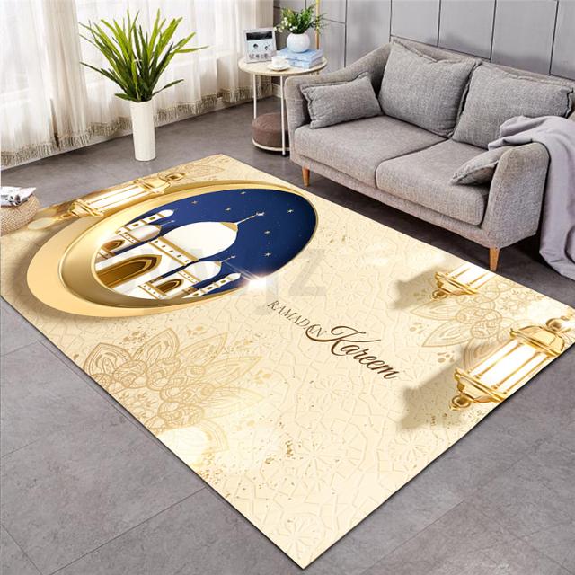 

Мусульманский молитвенный коврик для дома, гостиной, декоративные аксессуары, коврик для церемонии Ид, Рамадан, украшения для вечеринки, коридор, балкон, принадлежности 40x60cm