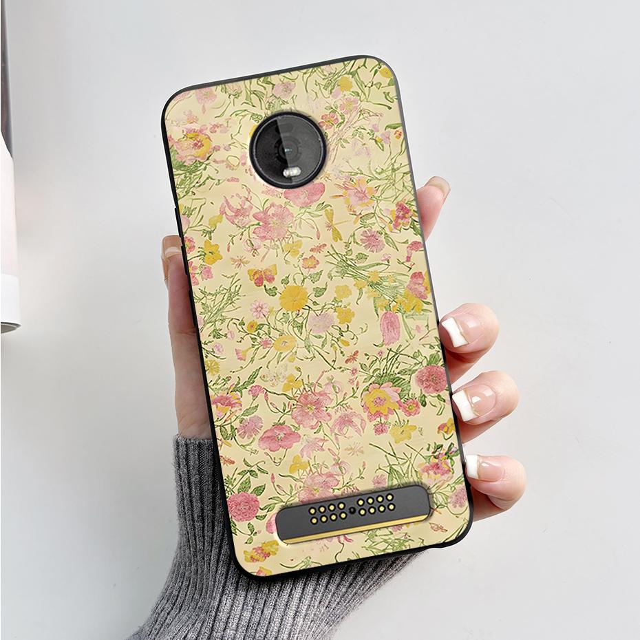 For Motorola Moto Z4 Z3 Play Case Cute Cartoon Soft Silicone TPU Cover Phone Case For Moto Z3 Z4 Play MotoZ4 Z4Play Z3Play Funda