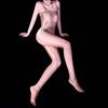 Sherbin Open Crotch Strapless Bodysuit Full Body Shiny Sexy Tight Black Silk Penis Sheath Strap Pure Desire One-Piece Stockings