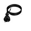 Connection Cable Cable with Straight Plug 3M 2X1Mm2 Type E Black